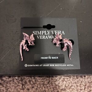 Simply Vera Vera Wang Rose Dragon Earrings